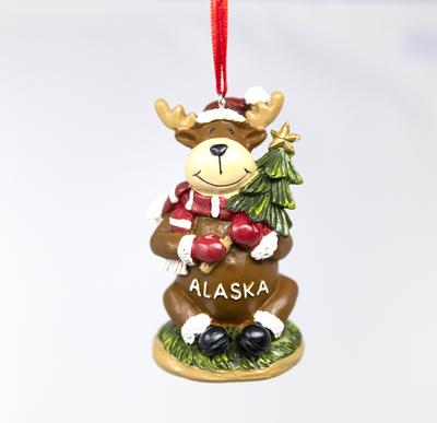 Ornament - Sitting Moose