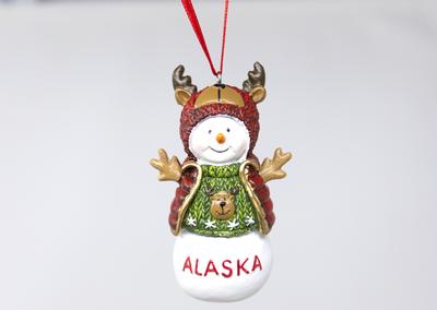 Ornament - Snowman Moose
