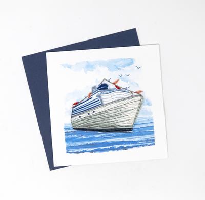 Notecard- Cruise Ship