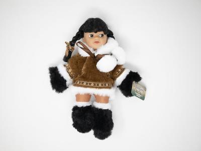 Vinyl Doll- Brown Fur 9