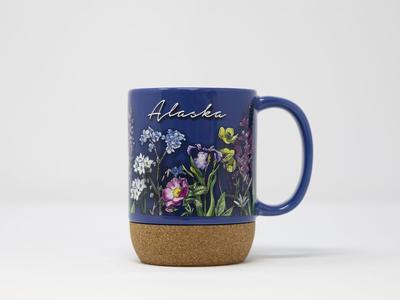 Mug - Floral Cork Bottom